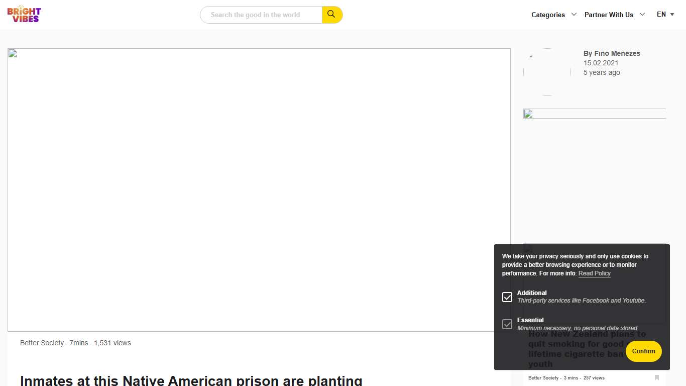 Inmates at this Native American prison are planting their own “Healing Forest” - BrightVibes